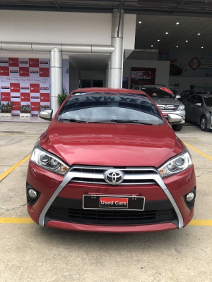 BÁN NHANH!!!!!! Yaris 1.3G 2015 đỏ, nhập Thái