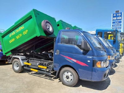 Xe tải chở rác 3 khối 5 giá tốt nhất hiện nay