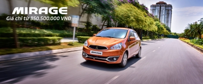 MITSUBISHI MIRAGE 2019 TRẢ GÓP 90% GIÁ 360TR