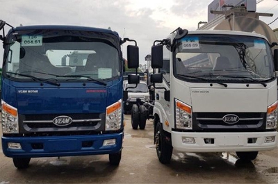 Bán xe tải Veam VT260-1 thùng dài 6m1