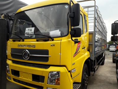 Xe tải 9 tấn dongfeng hoàng huy b180 chuyên chở bao bì giấy, mút sốp