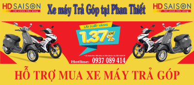 Xe máy trả góp tại Phan Thiết - Bình Thuận