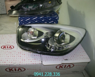 921011Y531 Đèn pha cos trái Kia Morning có led