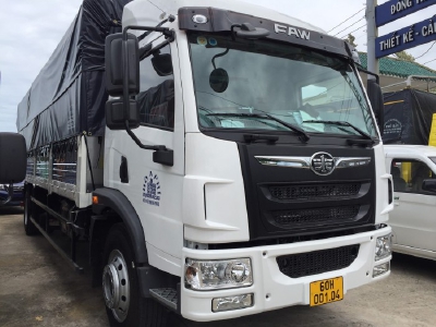 Giá bán xe tải faw 8 tấn thùng dài 8m | xe tải vận chuyển hàng hóa palet, nệm