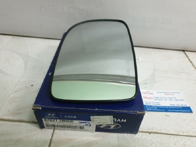 876112B000 Mặt gương (kính) chiếu hậu trái Hyundai Santafe
