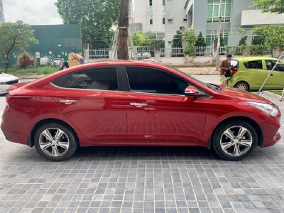 Cần bán xe Accent 2019, số tự động, bản full kịch, màu đỏ mới ken