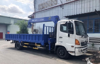 Xe Tải Hino FC 5 Tấn Gắn Cẩu 3 Tấn 5 Khúc - Trả Trước 350 Triệu