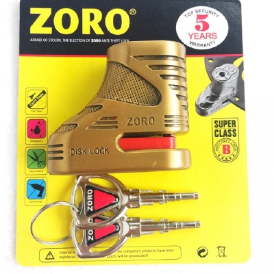 KHÓA ĐĨA XE CHỐNG TRỘM ZORO