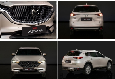 Ảnh thực tế Mazda CX-8 2022 tại Việt Nam: Bản 6 chỗ có hàng ghế thương gia xịn xò, thêm tính năng đấu Santa Fe và Sorento